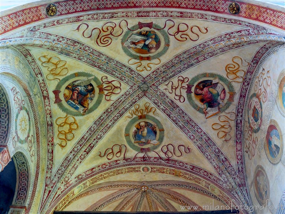 Soncino (Cremona, Italy) - Ceiling of the presbytery of the Church of Santa Maria delle Grazie